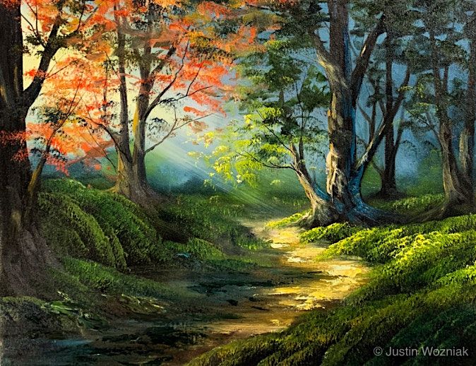 Bob Ross Oils Class Monday  Oct. 13th  9am - 3pm $95 Includes All Materials