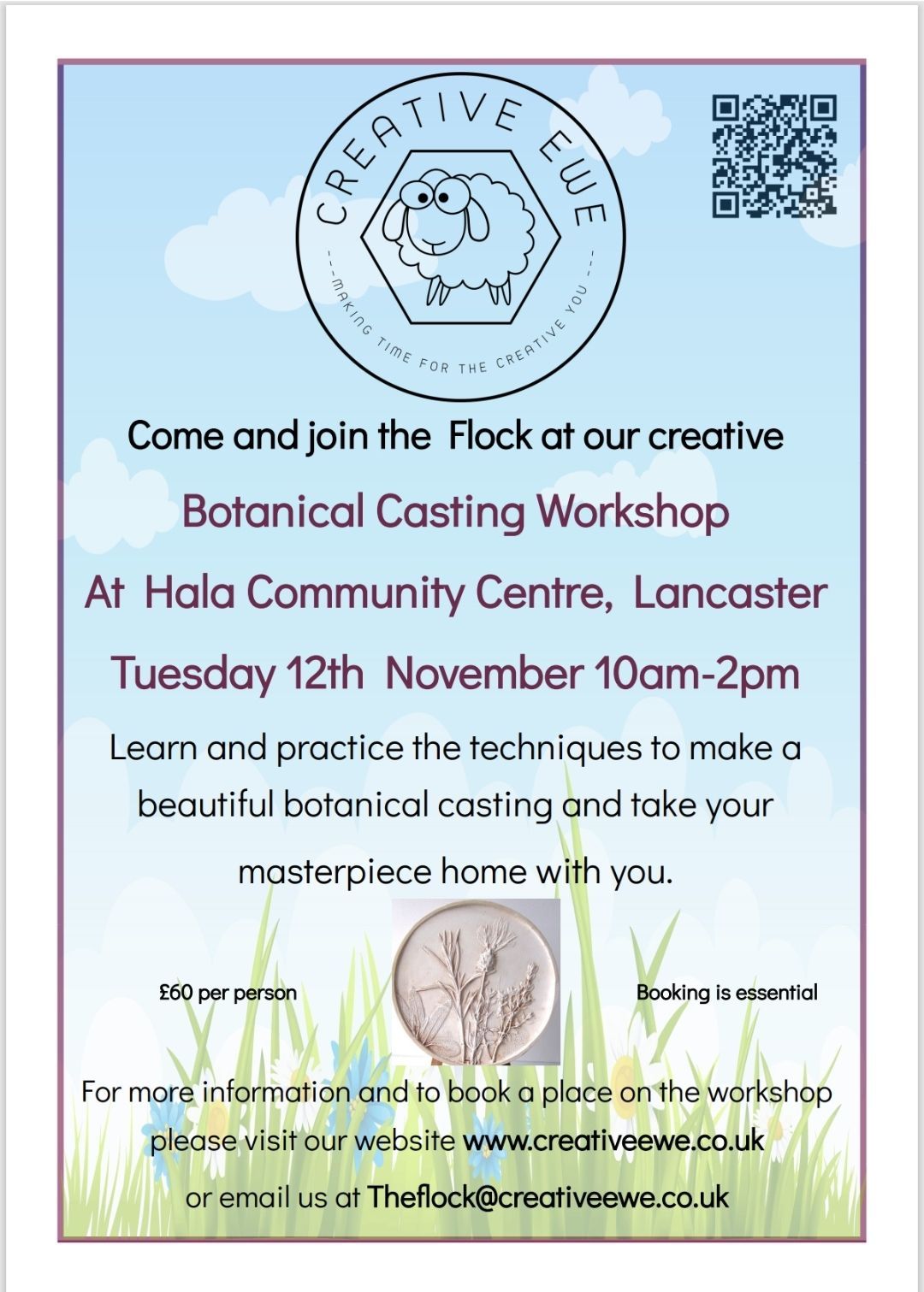 Botanical Casting Workshop, Hala