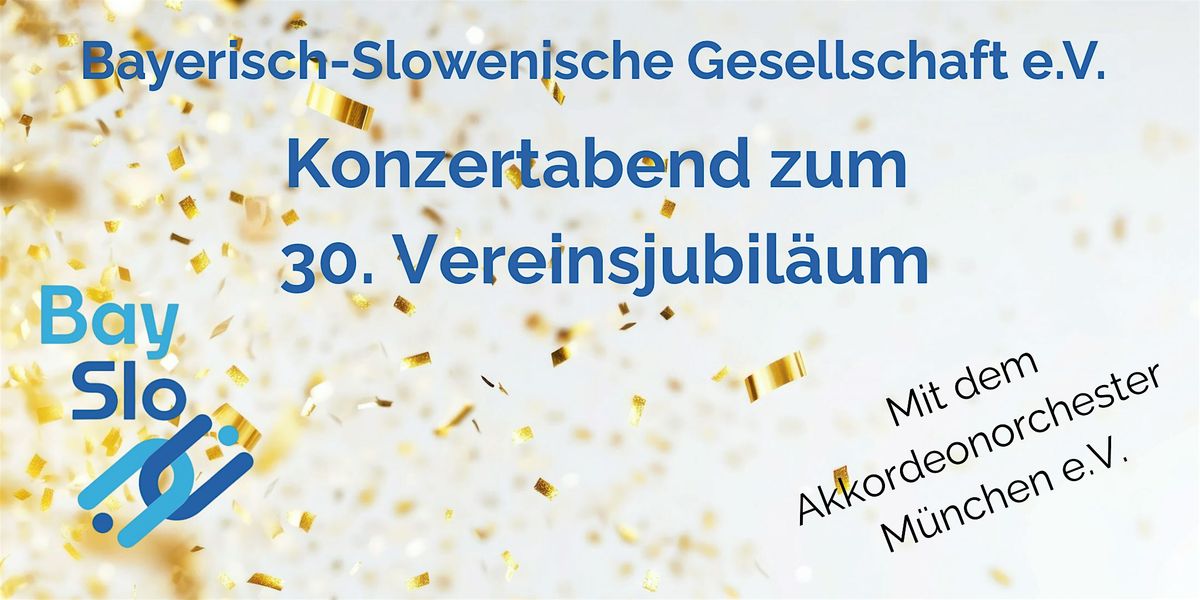 Konzertabend zum 30. Vereinsjubil\u00e4um