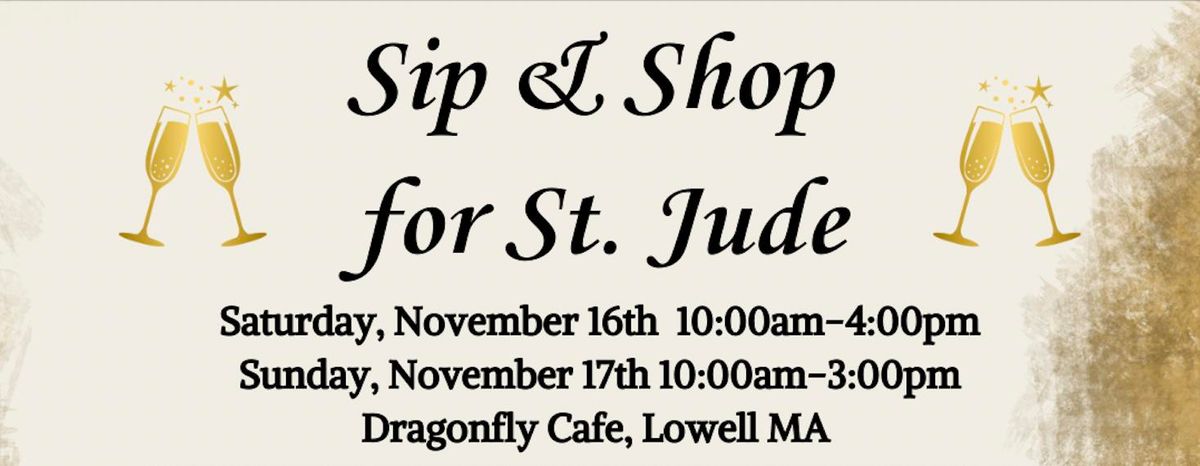 Sip & Shop for St. Jude!