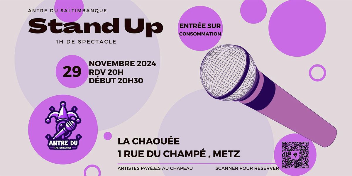 Soir\u00e9e Stand up Metz