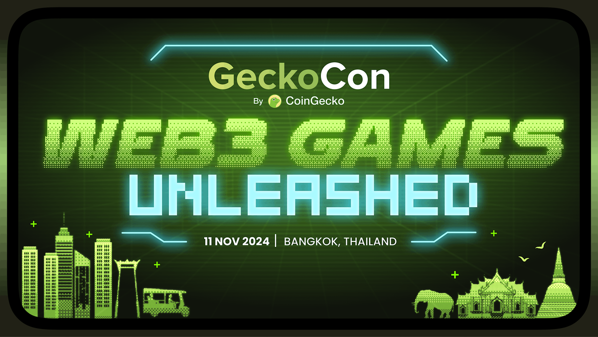 GeckoCon 2024: Web3 Games Unleashed | CoinGecko