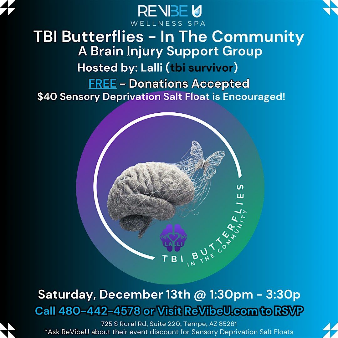 TBI Butterflies: In The Community | Brain Injury Support Group