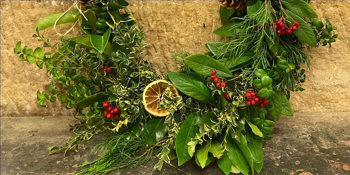 Christmas Wreath Workshop at Grow Wilder