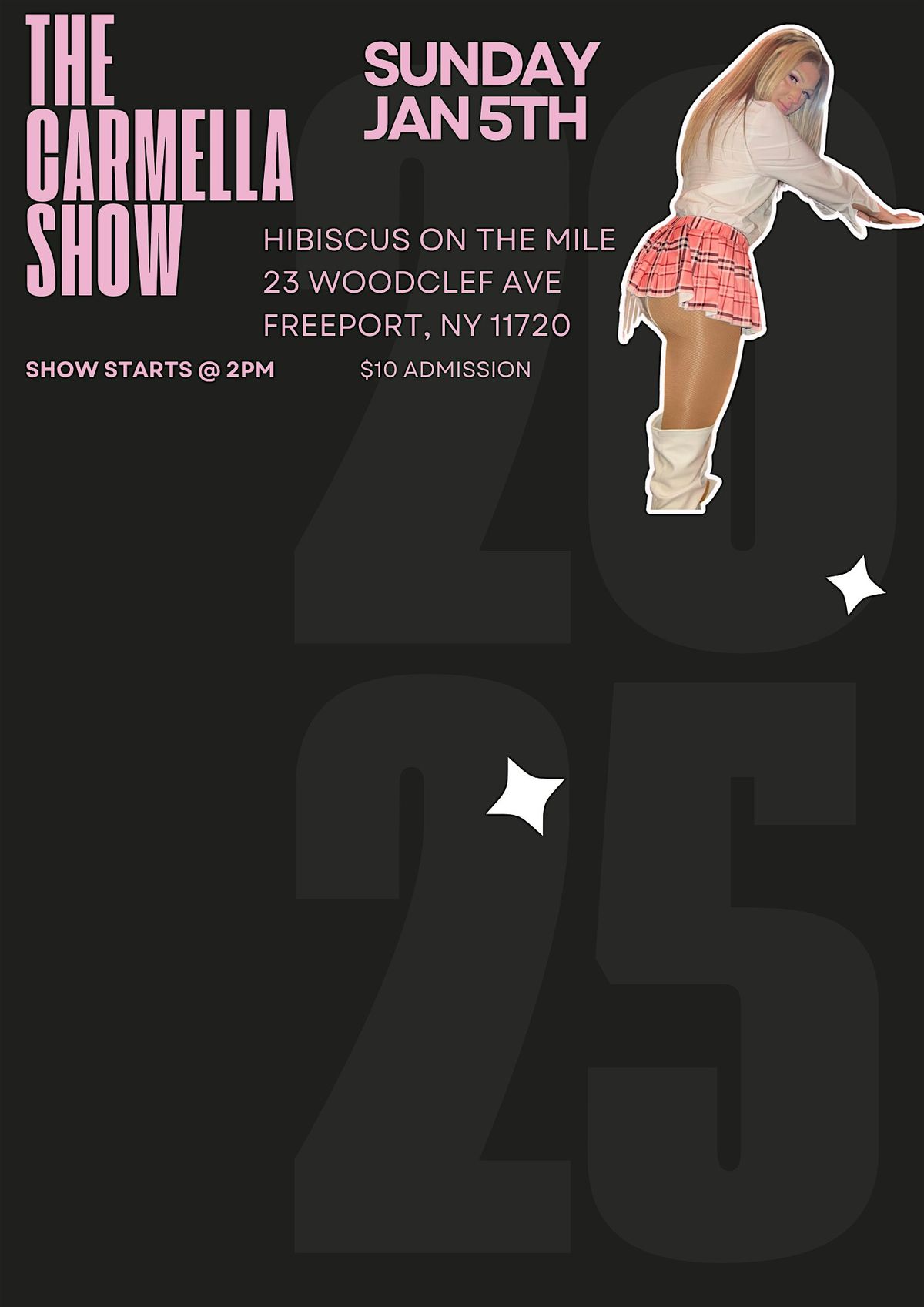 THE CARMELLA SHOW - Drag Brunch @ Hibiscus On The Mile - SUNDAY JAN 5TH 2PM