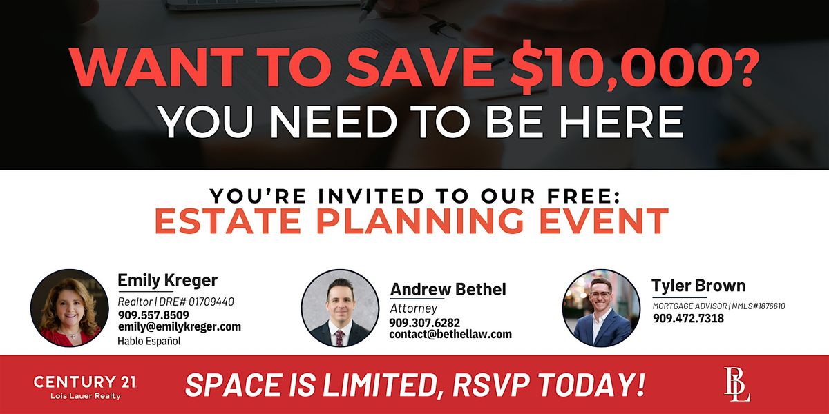 Estate Planning Event - Redlands