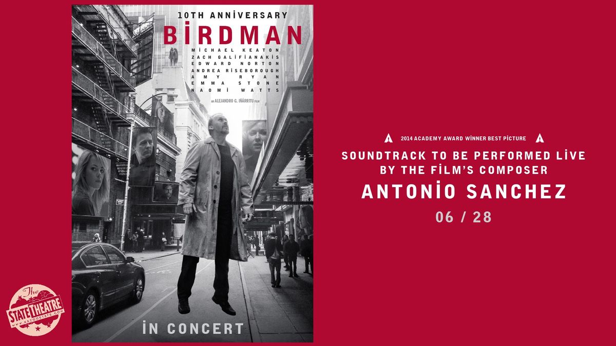 Antonio Sanchez "Birdman Live" 10th Anniversary | Kalamazoo State Theatre | Friday, June 28