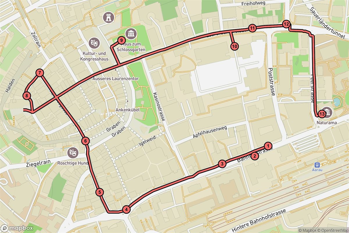 Aarau Audio Tour: Hidden Fortresses and Urban Legends Unveiled
