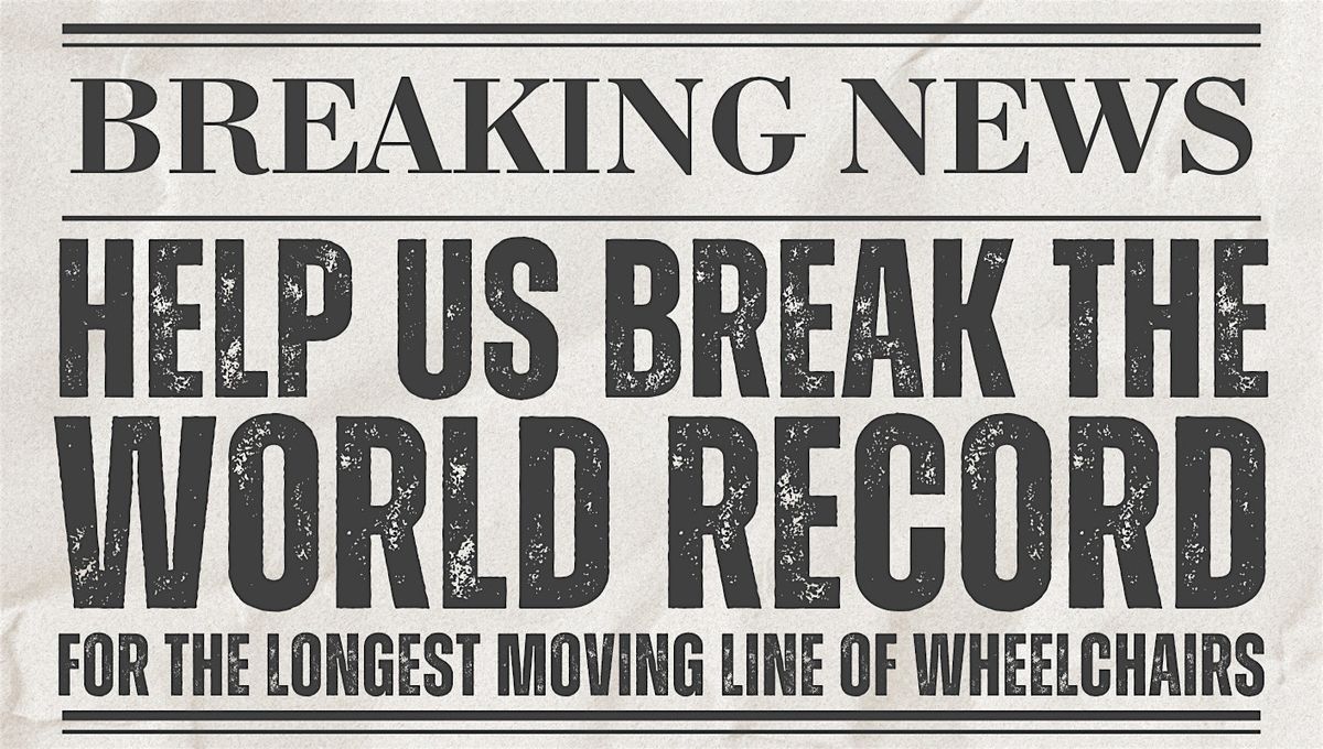 World Record Attempt: Longest Moving Line of Wheelchairs