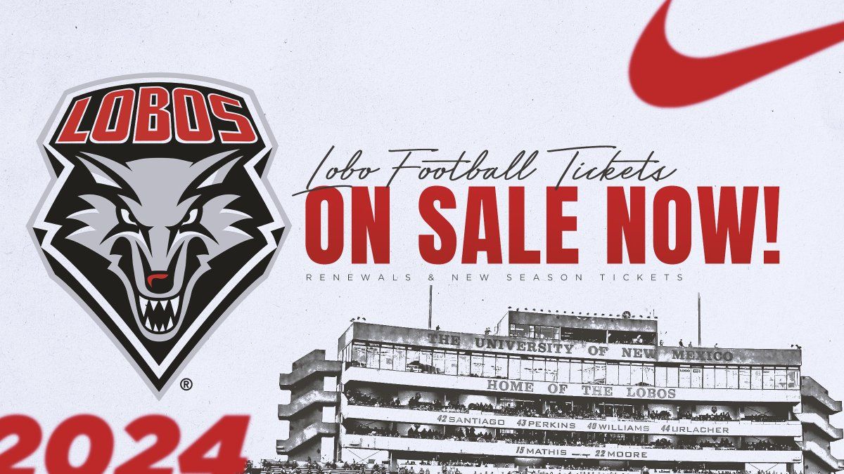 2024 New Mexico Lobos Football Season Tickets