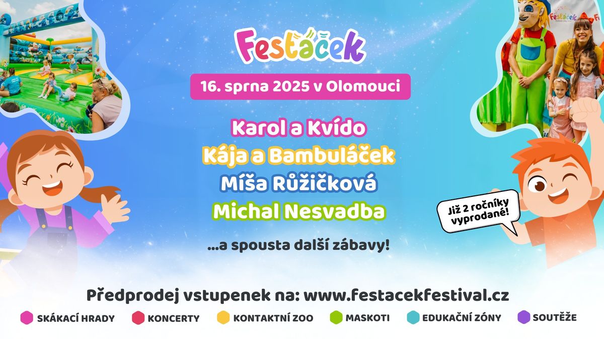 Fes\u0165\u00e1\u010dek Festival - 16.8.2025 - OLOMOUC