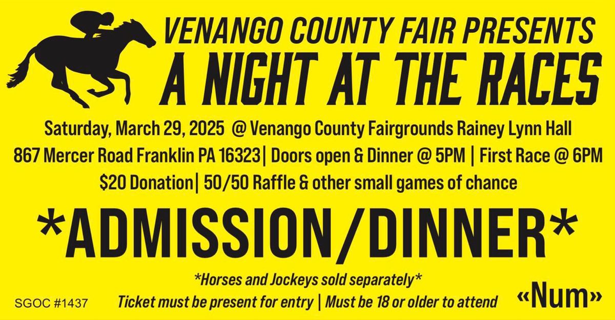 VCF Presents \u201cA Night at the Races\u201d