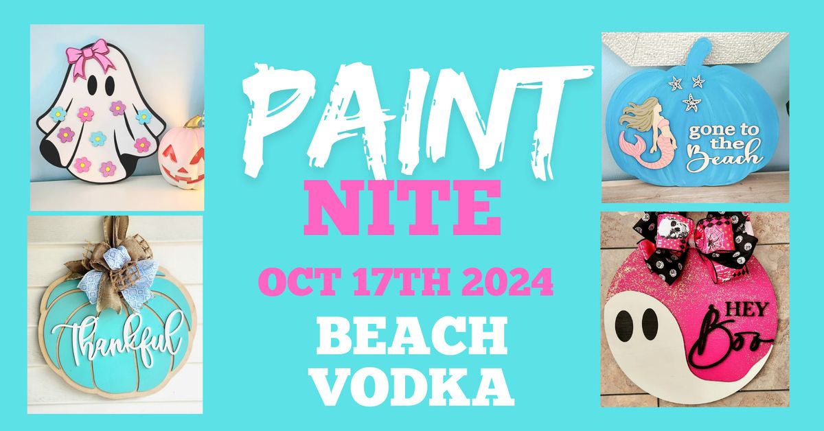 Oct 17th Paint Nite