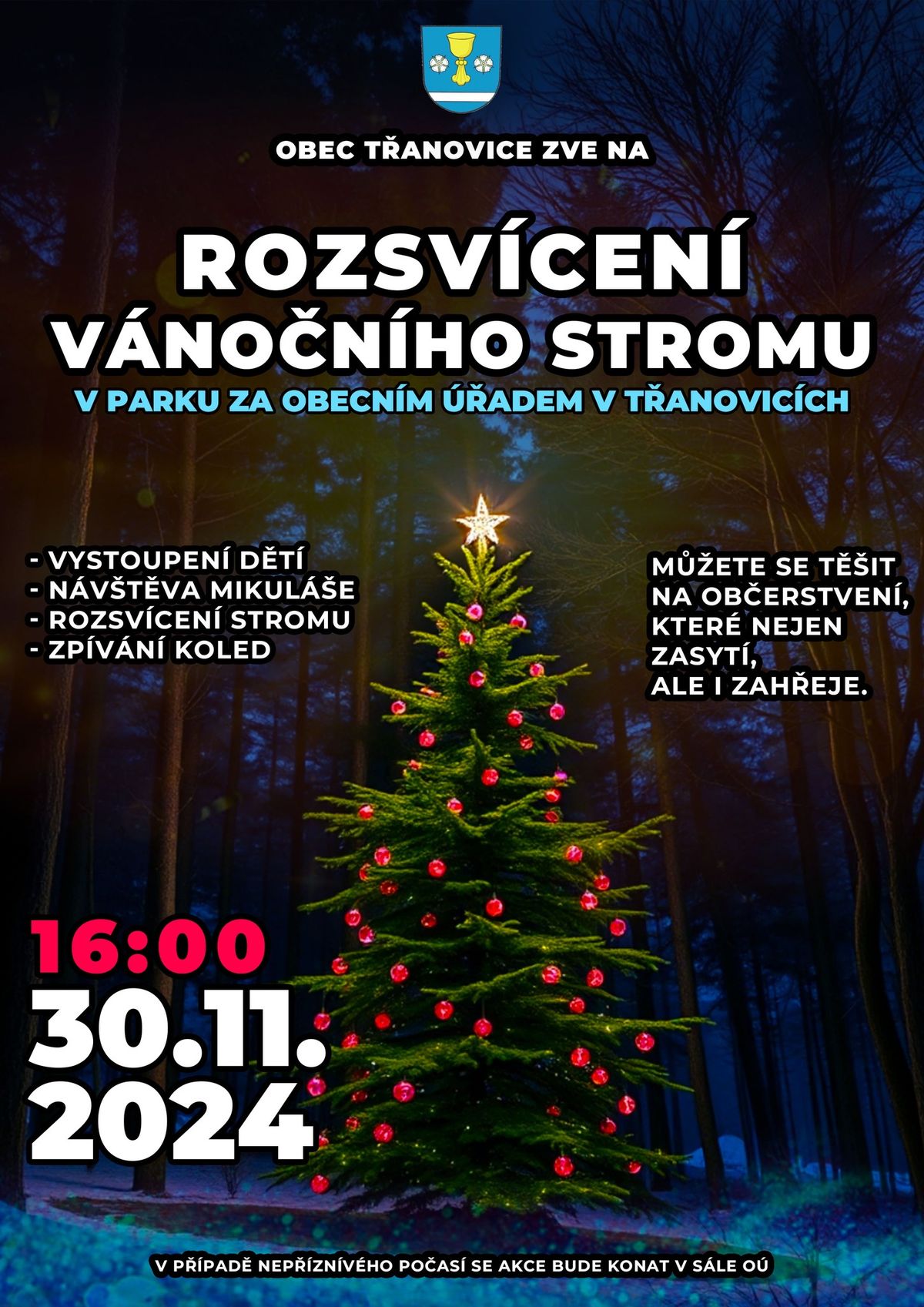 Rozsv\u00edcen\u00ed V\u00e1no\u010dn\u00edho stromu v T\u0159anovic\u00edch