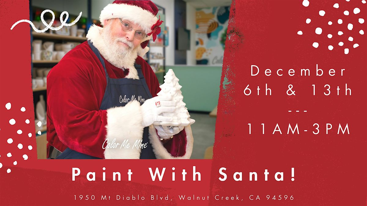 Painting With Santa - Color Me Mine, Walnut Creek, CA