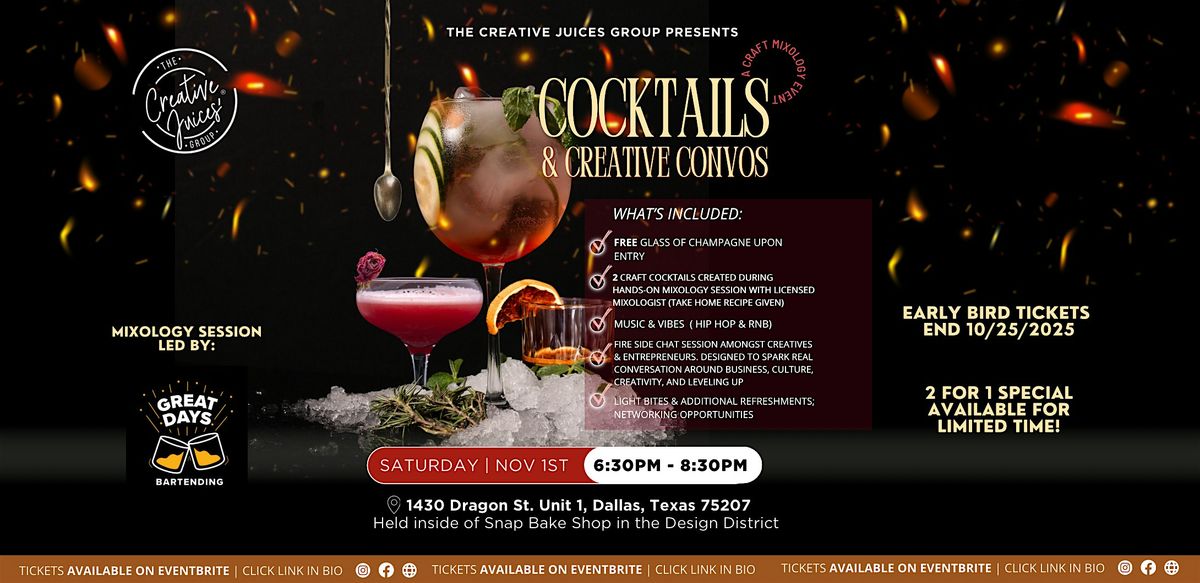 Cocktails & Creative Convos