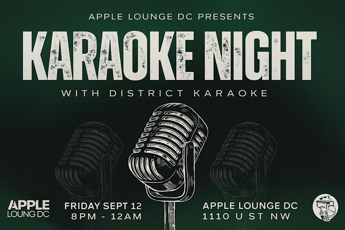 Karaoke Fridays at Apple Lounge