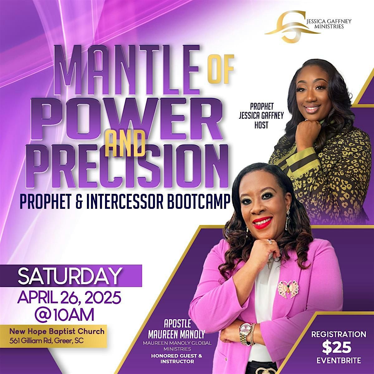 Mantle of Power & Precision; Prophet and Intercessor Bootcamp