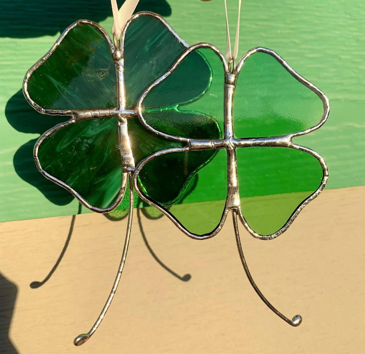 Make Your Own Stained Glass 4 Leaf Clover Lucky Charm! (Saturday Morning)