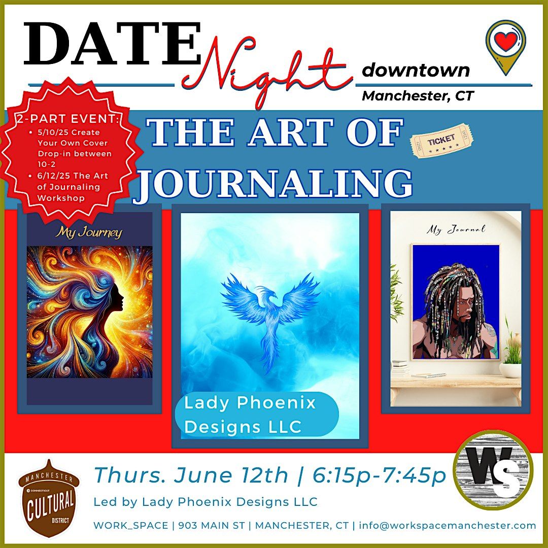 Date Night Downtown- The Art of Journaling (1 ticket =2 people)