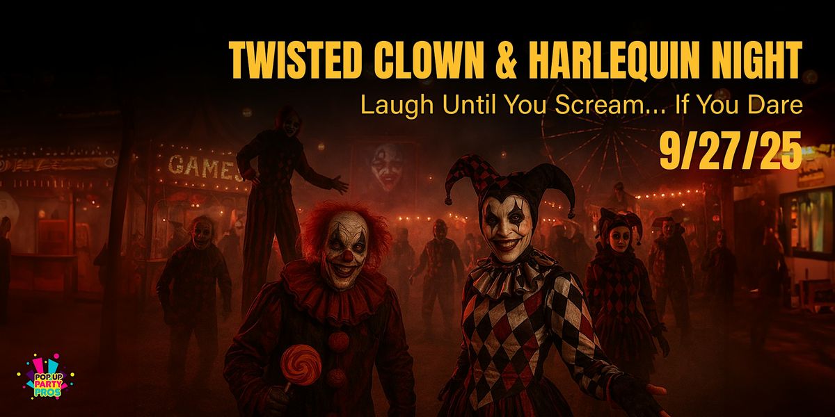 Twisted Clown & Harlequin Costume Dance Party