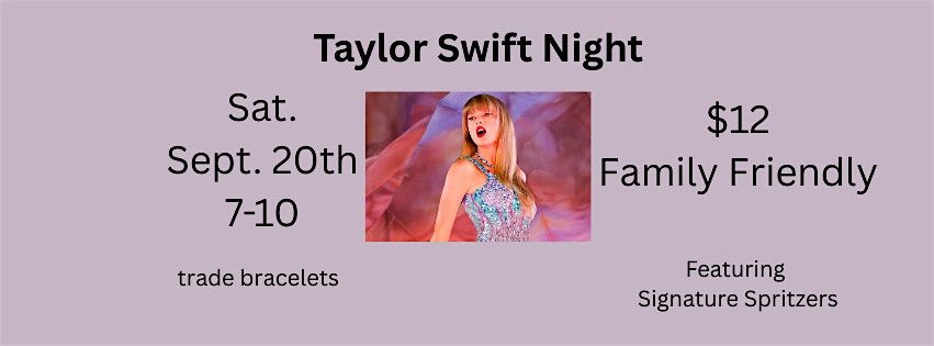 3rd Annual Taylor Swift Night