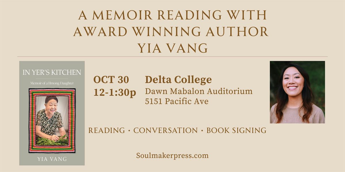 A Memoir Reading with Award-Winning Author Yia Vang