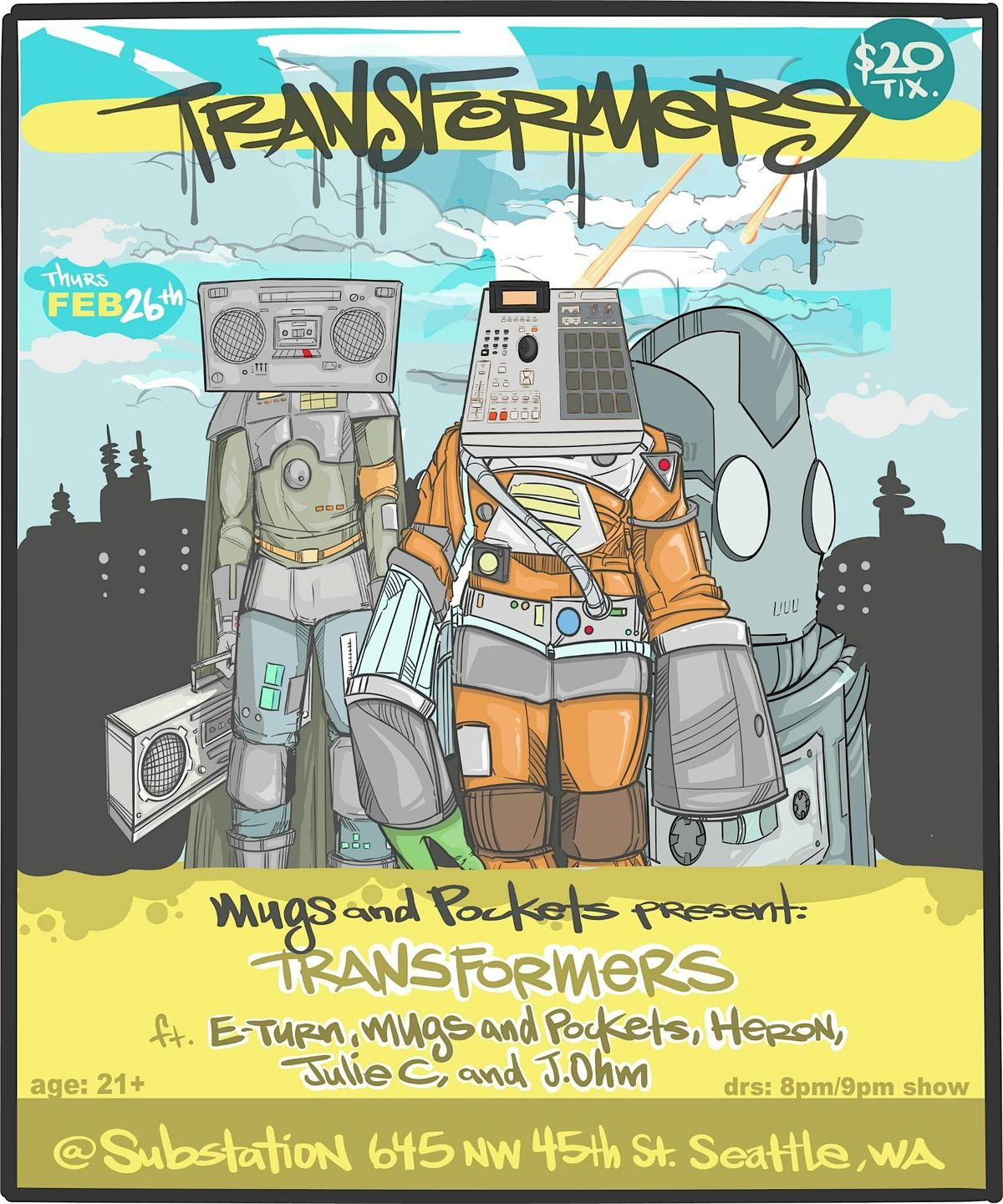 Mugs and Pockets present: Transformers