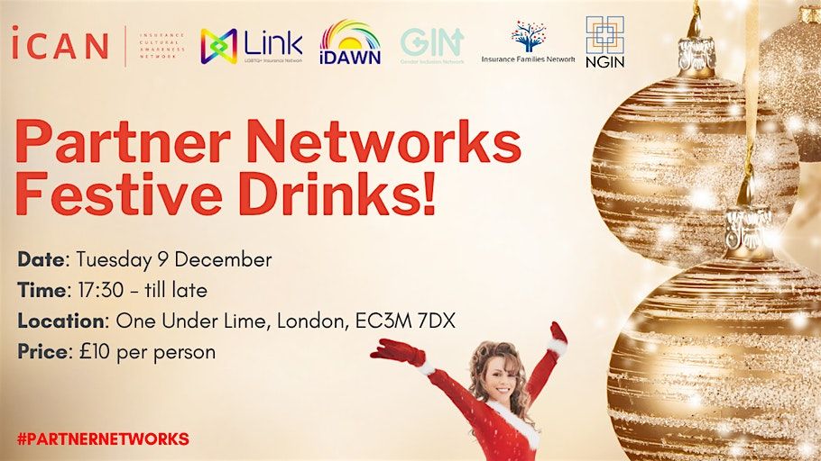Insurance Inclusion Partner Networks London Festive Drinks 2025