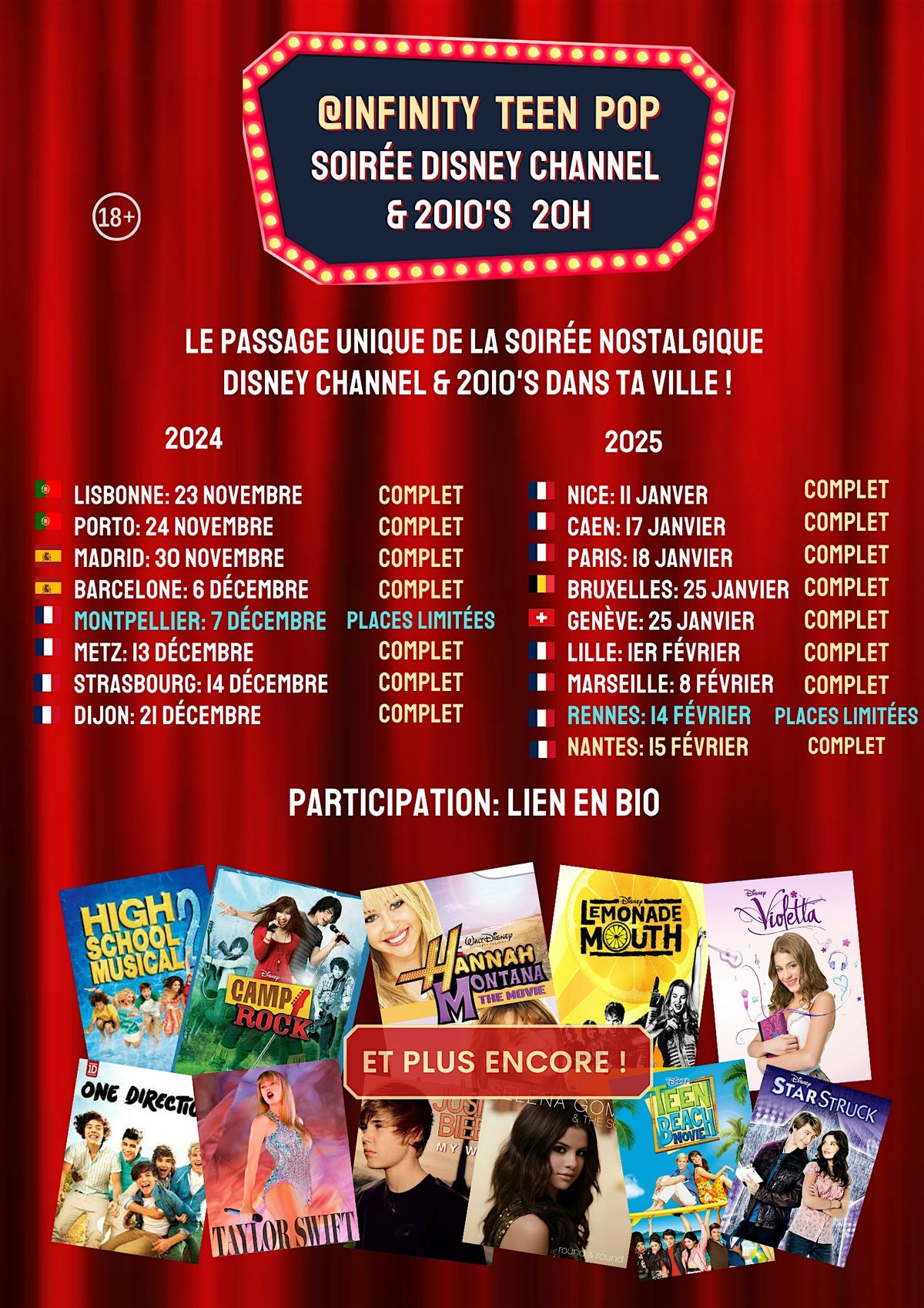 Soir\u00e9e Disney Channel & 2010s (Rennes) - 2e \u00e9dition