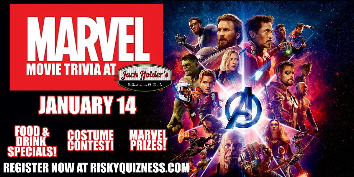 Marvel Movies Trivia at Jack Holder's! FREE TO PLAY!