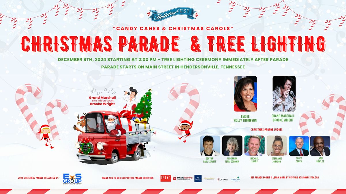 HolidayFest: 2024 Hendersonville Christmas Parade & Tree Lighting Ceremony