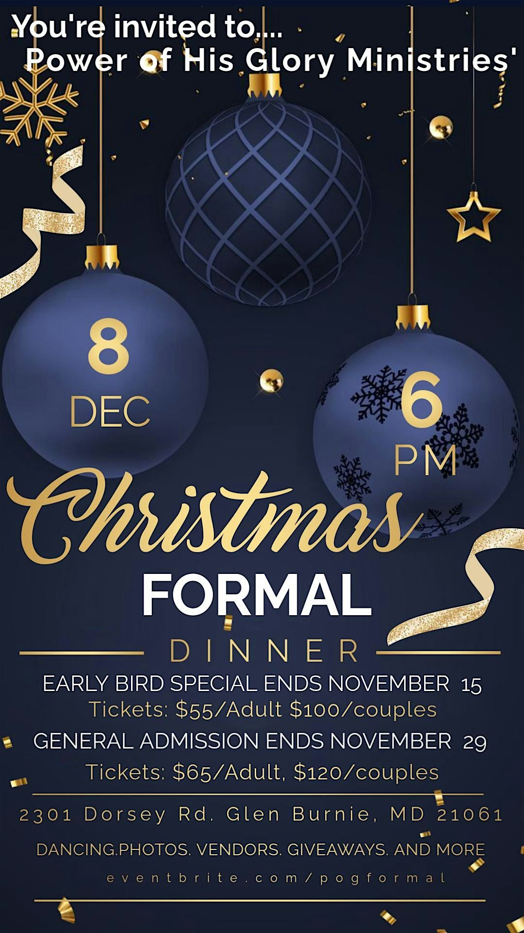 Christmas Formal & Dinner