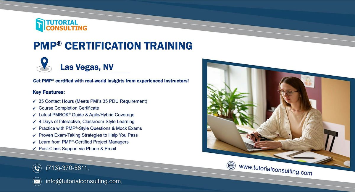 PMP\u00ae Certification Classroom Course  in Las Vegas, NV