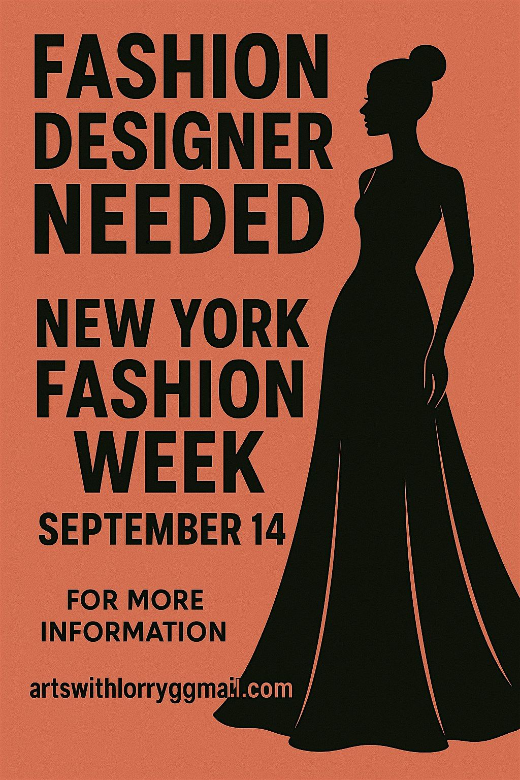 FASHION DESIGNERS NEEDED NY FASHION WEEK SHOWCASE SEPT 14TH , 2025