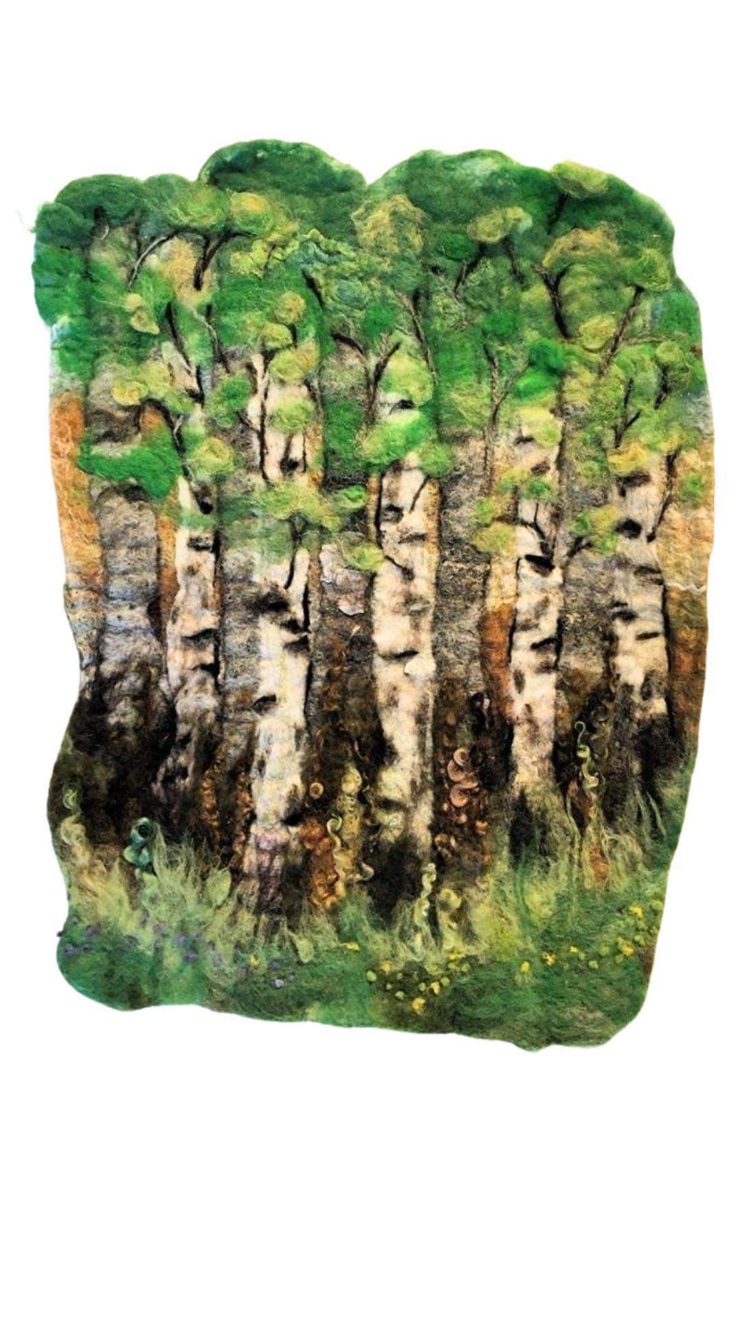 Wet Felted Woodland with Eve Marshall 