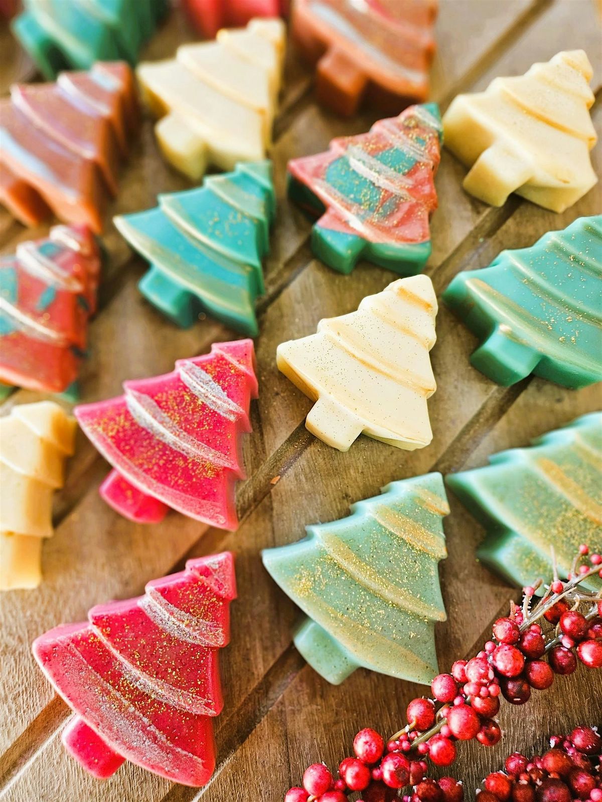 Happy Tree Soaps & Holiday Cards Workshop