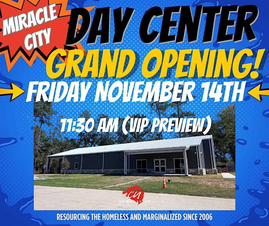 Compassion United Day Center GRAND OPENING! (VIP Preview)