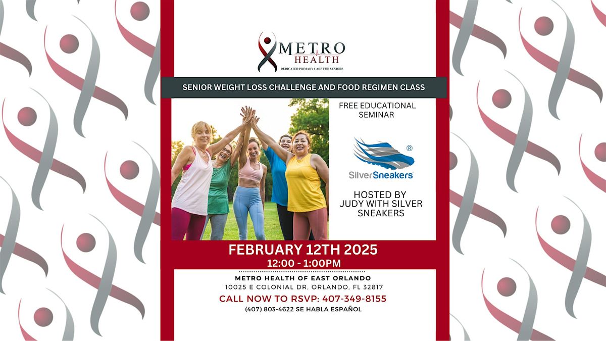 Free Senior Weight Loss Challenge and Food Regimen Class at MetroHealth