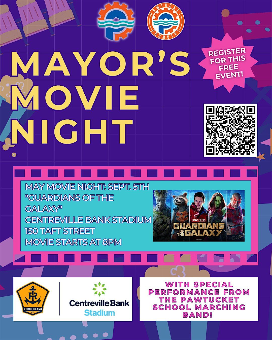 Mayor's Movie Night: Showing "Guardians of the Galaxy"