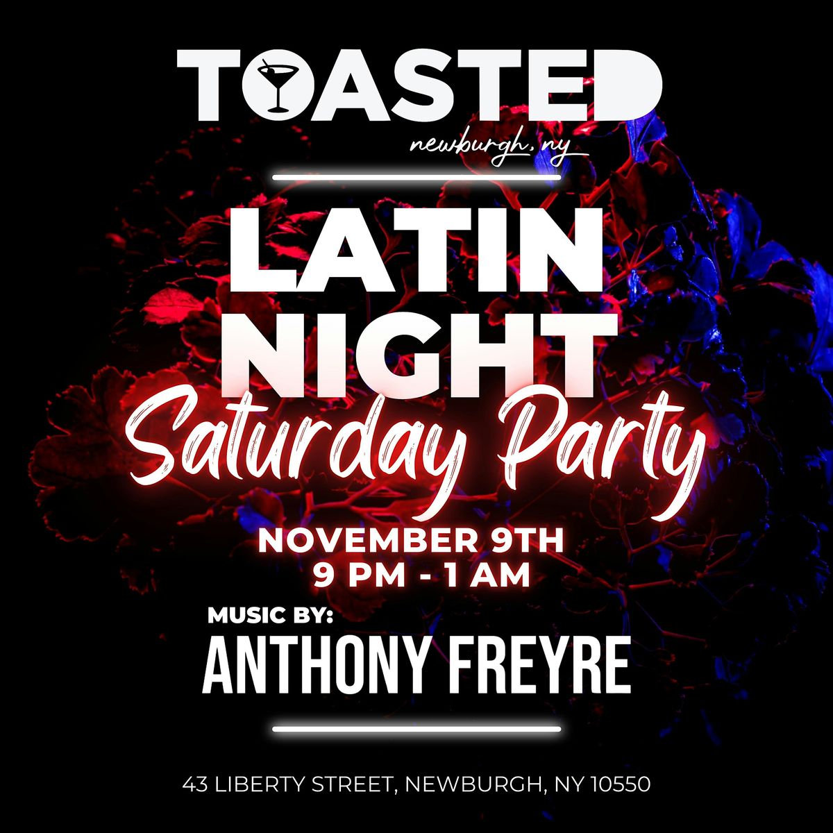 Latin Night @ Toasted Newburgh NY