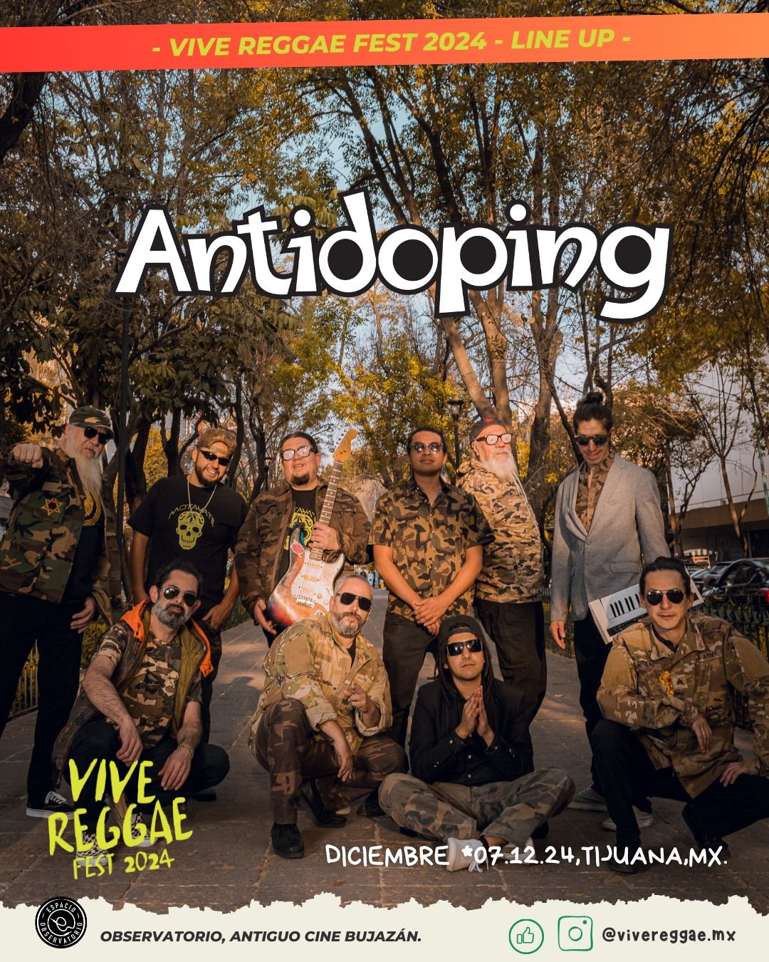 ANTIDOPING EN VIVE REGGAE FEST, TIJUANA \ud83d\udc9a\ud83d\udc9b\u2764\ufe0f\u2728