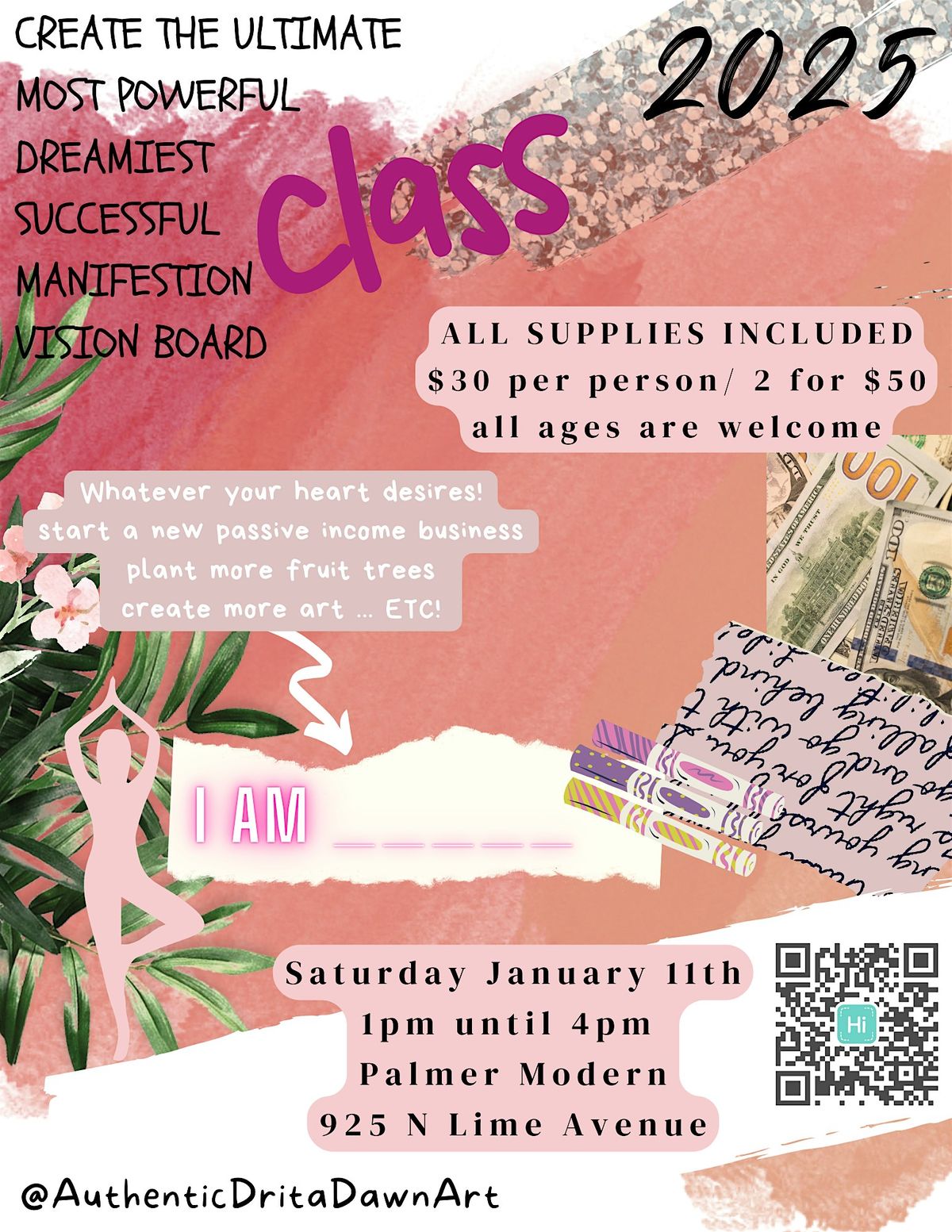 Vision Board Crafting Class