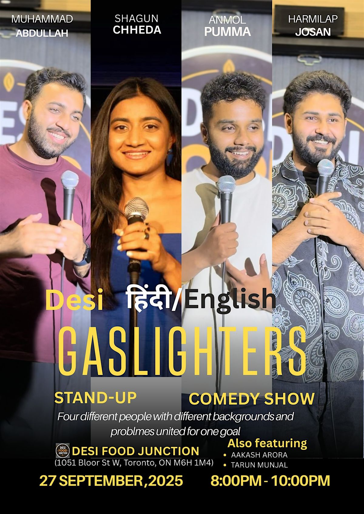 Desi gaslighters stand-up comedy show
