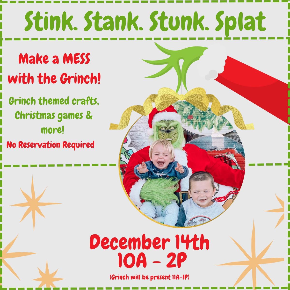 Stink. Stank. Stunk. Splat. 