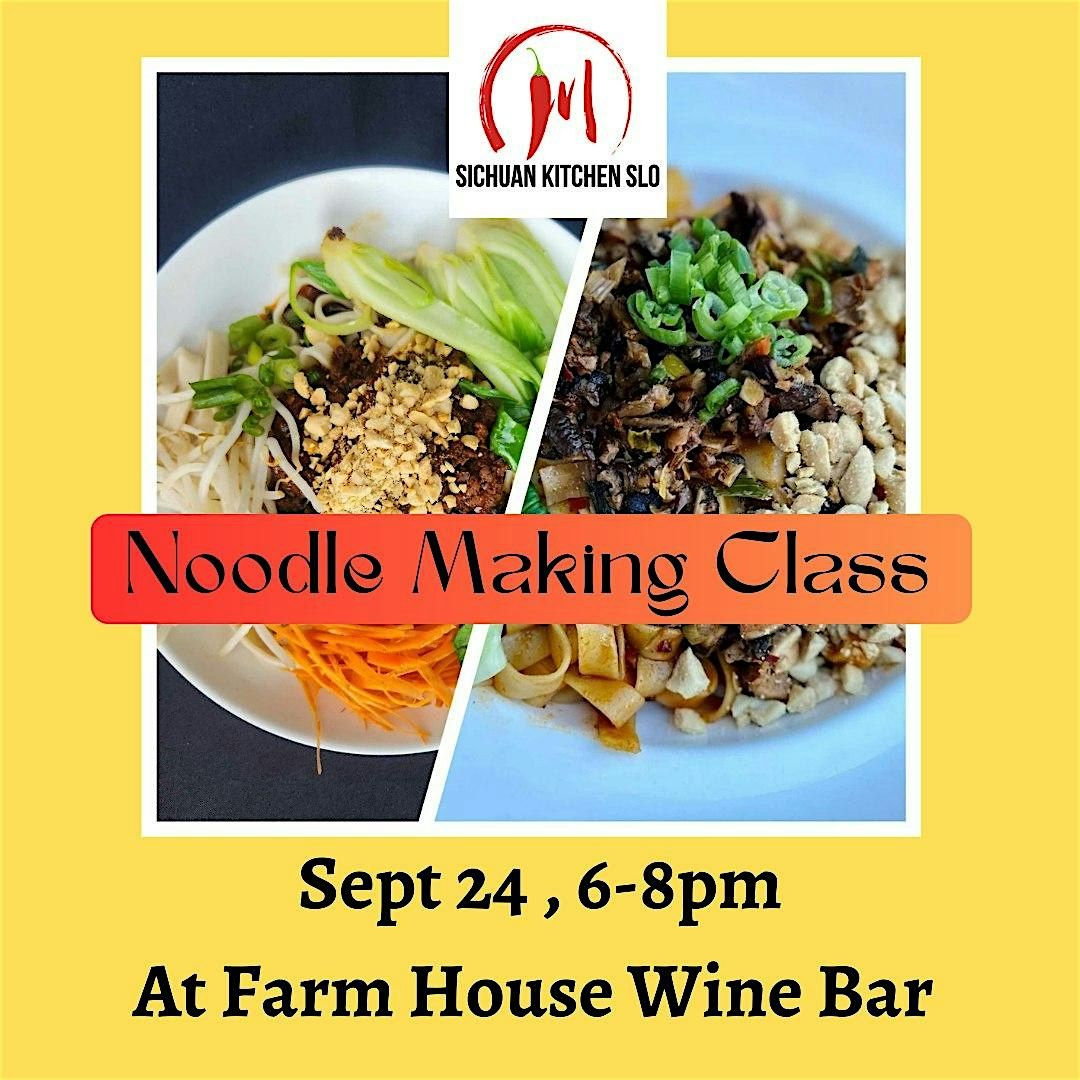 Noodle Making Class at Farm House Wine Bar