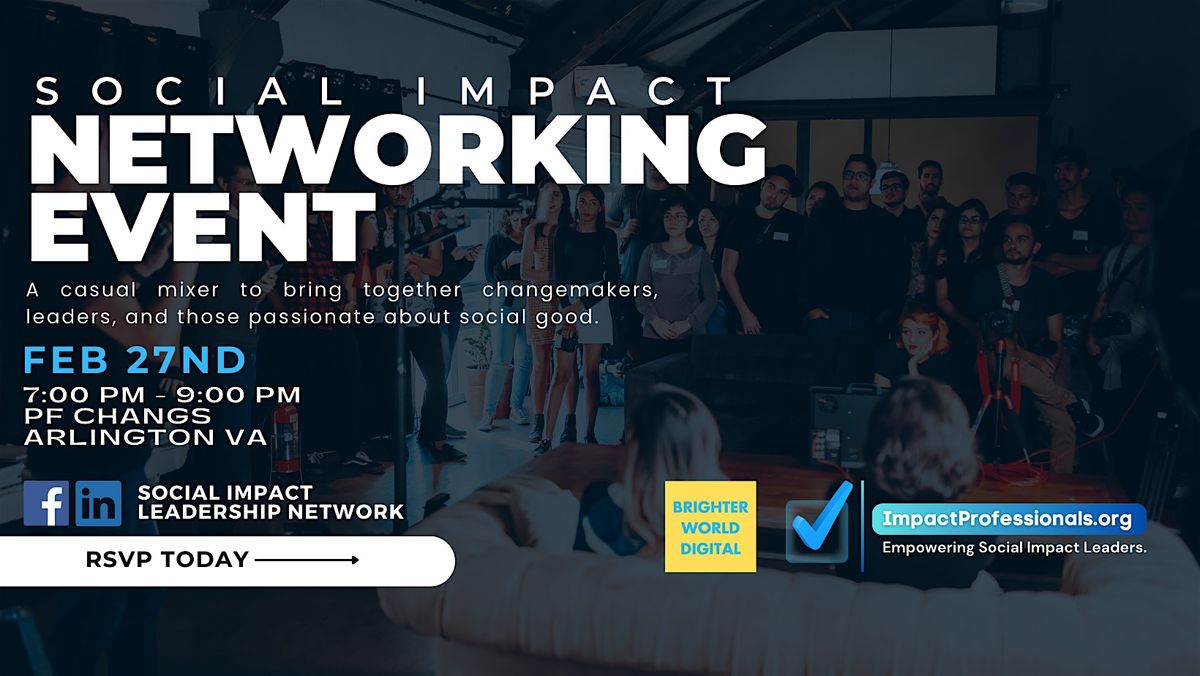 Social Impact Professionals Networking Feb Event