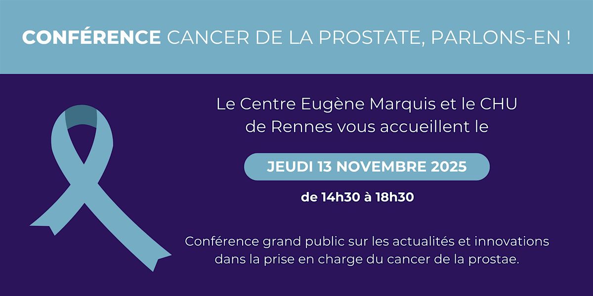 Cancer de la prostate, parlons-en ! \u00c9dition 2025