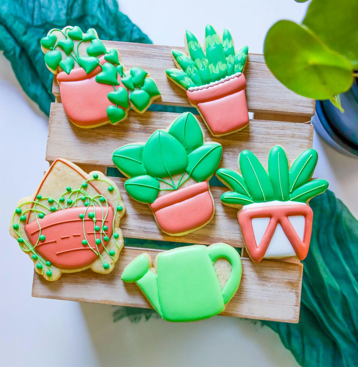 UnbeLEAFable Cookie Decorating Class - Glendale