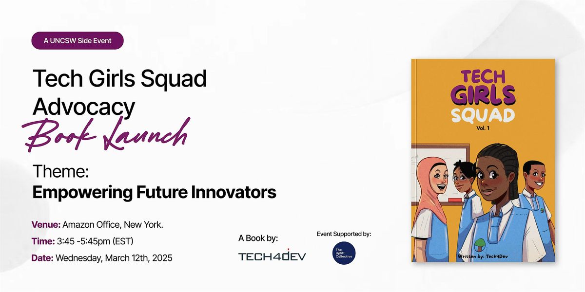 Tech Girls Squad Advocacy Book Launch